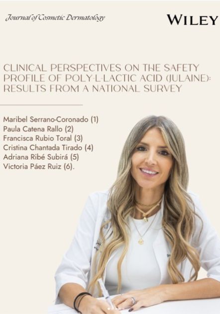 Paula Catena coautora de un artículo en Journal of Cosmetic Dermatology sobre ácido poli-L-láctico